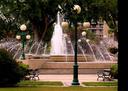 Fountain at the Legislative Building grounds.